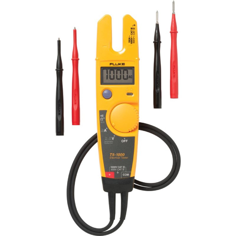Fluke T5-1000 đo dòng điện dễ dàng và chính xác bằng OpenJaw™ Fluke T5-1000 đo dòng điện dễ dàng và chính xác bằng OpenJaw™