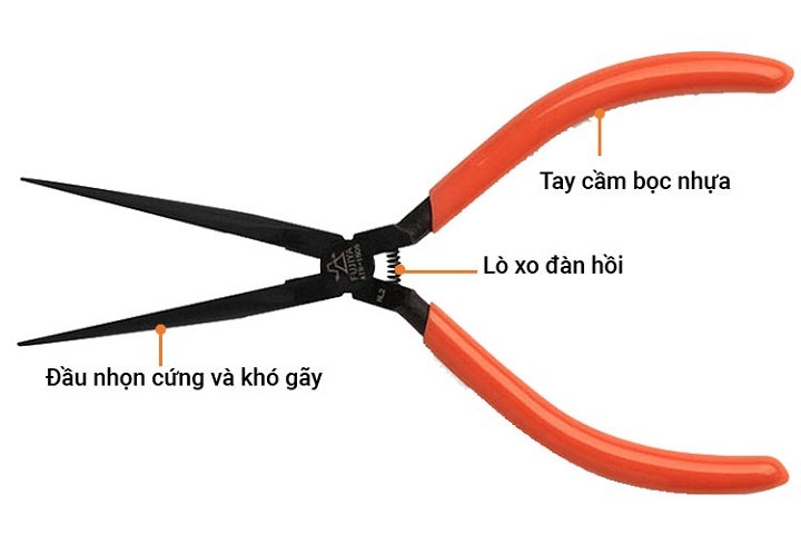 Kìm nhọn kỹ thuật mini Fujiya ATR-150S Kìm nhọn kỹ thuật mini Fujiya ATR-150S