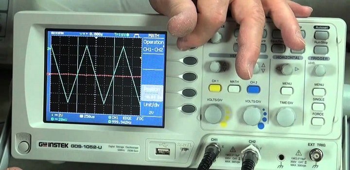 Máy hiện sóng GW Instek GDS-1052-U dễ dàng sử dụng Máy hiện sóng GW Instek GDS-1052-U dễ dàng sử dụng
