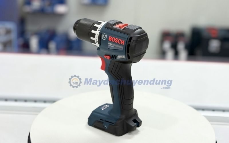 Máy khoan pin Bosch GSR 18V-52 SOLO nhỏ gọn, kết cấu chắc chắn