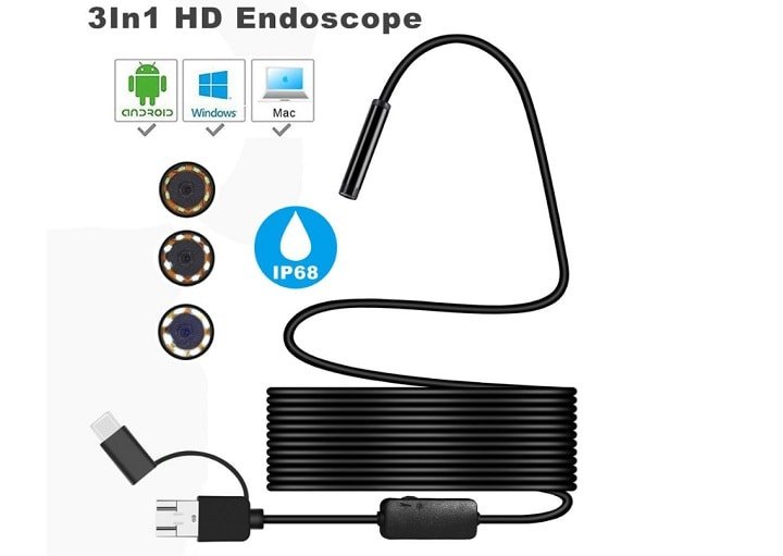 Máy kiểm tra đường ống GV-103 có khả năng kết nối với thiết bị thông minh Máy kiểm tra đường ống GV-103 có khả năng kết nối với thiết bị thông minh