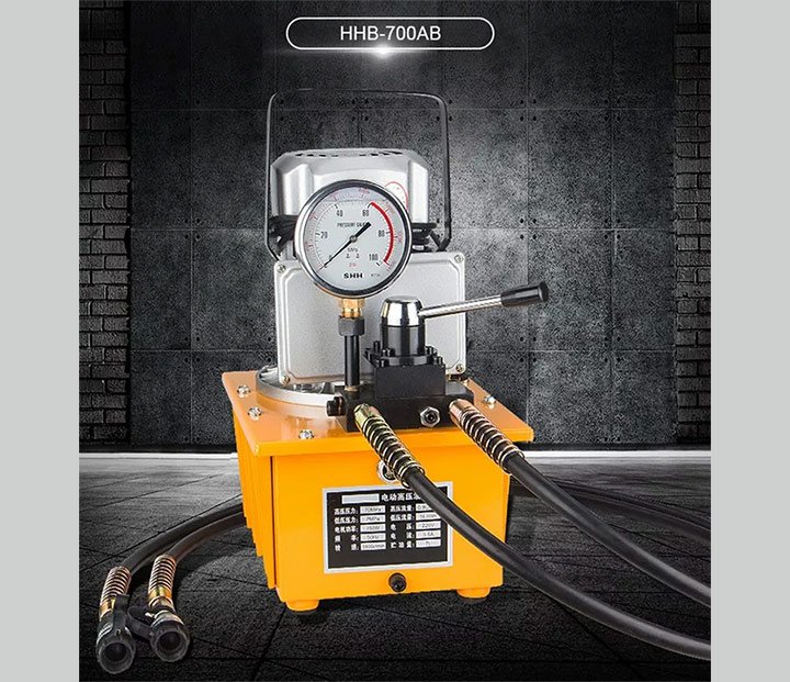 Hình ảnh bơm thủy lực dùng điện HHB-700AB Hình ảnh bơm thủy lực dùng điện HHB-700AB