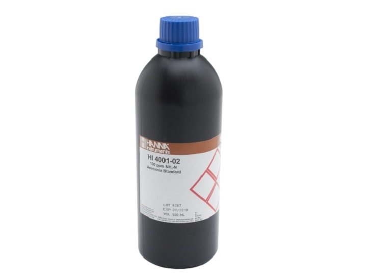 HI4001-02 là một dung dịch chuẩn Amoni 100 ppm chất lượng cao.