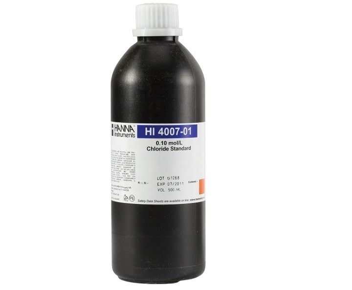 HI4007-01 là một dung dịch chuẩn Cloride 0.1M chất lượng cao. HI4007-01 là một dung dịch chuẩn Cloride 0.1M chất lượng cao.