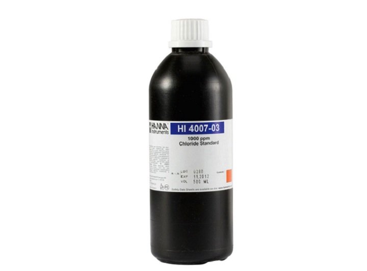 HI4007-03 là dung dịch chuẩn Cloride 1000 ppm HI4007-03 là dung dịch chuẩn Cloride 1000 ppm