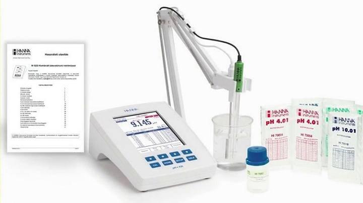 Máy đo pH/ORP/ISE/Nhiệt Độ Hanna HI5222-02 Máy đo pH/ORP/ISE/Nhiệt Độ Hanna HI5222-02