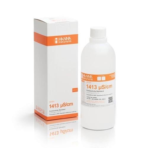 Dung dịch hiệu chuẩn độ dẫn EC 1413 µScm chai 1 lít HI70311L
