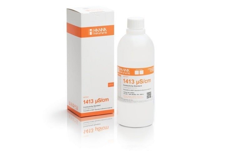 HI-7031L là dung dịch dẫn điện chất lượng cao 1413 μS / cm HI-7031L là dung dịch dẫn điện chất lượng cao 1413 μS / cm