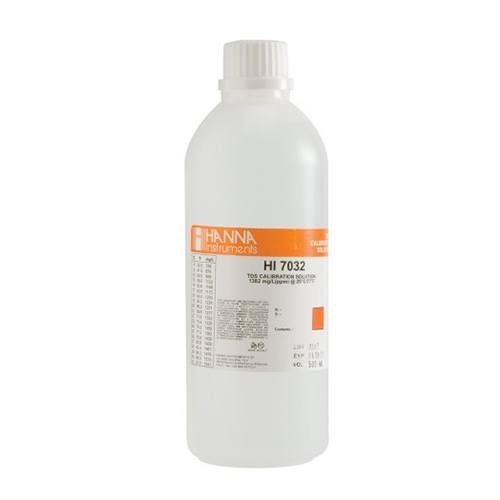 Dung dịch hiệu chuẩn TDS 1382 mgL ppm chai 1 Lít HI70321L