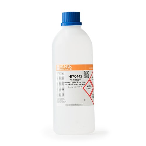 Dung dịch hiệu chuẩn TDS 1500 mgL ppm chai 1lít HI704421L