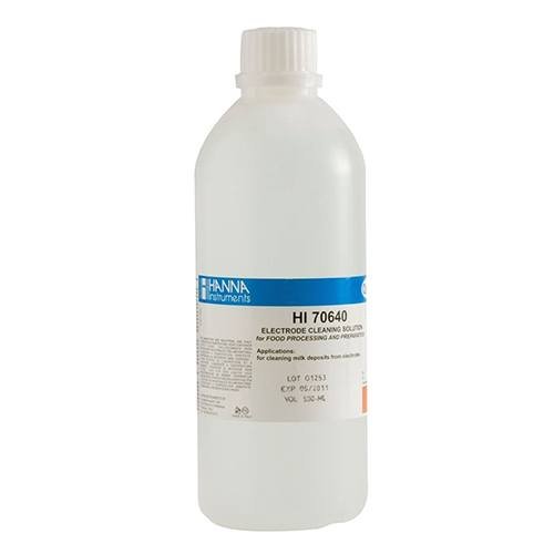 Dung dịch rửa điện cực trong sữa 500 ml HI70640L