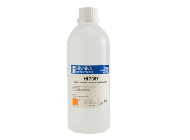 HI7087L là dung dịch tiêu chuẩn Na + (natri) 0,23 g / L