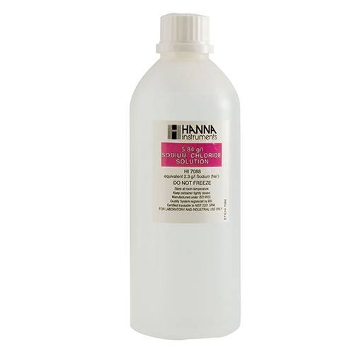 Dung dịch hiệu chuẩn natri clorua 5.84 gL 500 ml HI7088L