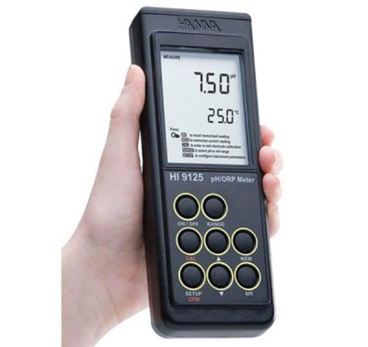 Máy đo pH/ORP HI9125 có tính năng bù nhiệt Máy đo pH/ORP HI9125 có tính năng bù nhiệt