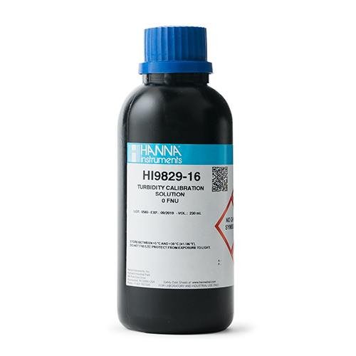 Dung dịch hiệu chuẩn độ đục 0 FNU 230ml HI9829-16