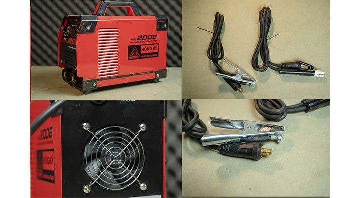 Những chi tiết trên máy hàn HK200E được làm rất nổi bật Những chi tiết trên máy hàn HK200E được làm rất nổi bật
