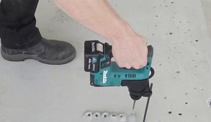 Máy khoan bê tông dùng pin Makita HR140DSAE Máy khoan bê tông dùng pin Makita HR140DSAE