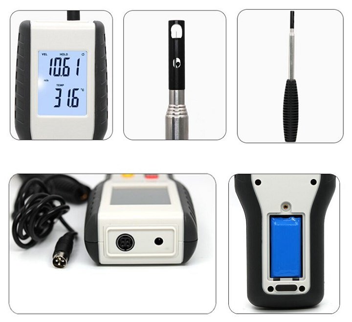 Máy đo tốc độ gió HT-9829 Máy đo tốc độ gió HT-9829