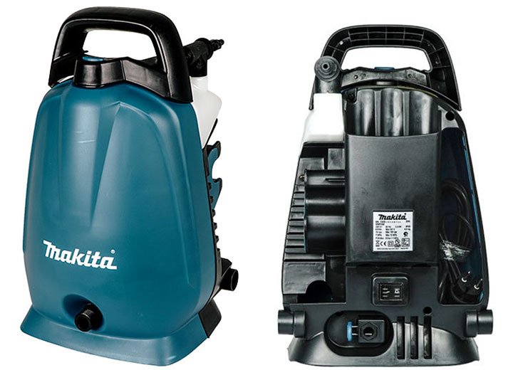 Máy xịt rửa áp lực cao Makita HW102 Mặt trước/sau của Makita HW102