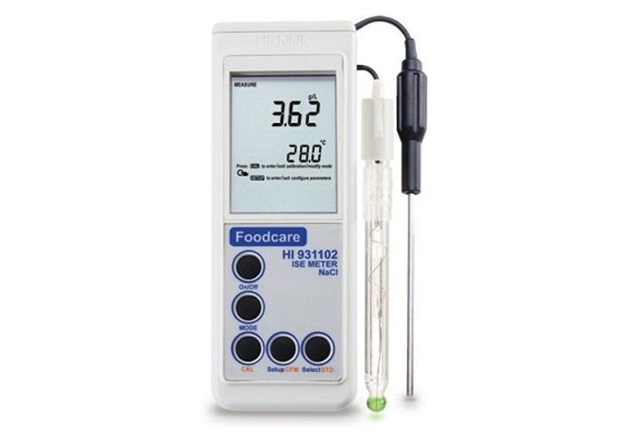 Máy đo độ mặn HACCP Hanna HI931102 Máy đo độ mặn HACCP Hanna HI931102
