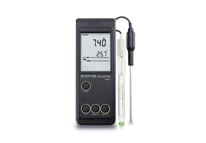 Máy đo độ mặn cầm tay Hanna HI931100 Máy đo độ mặn cầm tay Hanna HI931100