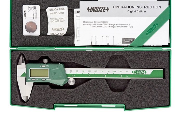 Thước cặp điện tử Insize 1108-150 dễ dàng sử dụng và đọc kết quả đo Thước cặp điện tử Insize 1108-150 dễ dàng sử dụng và đọc kết quả đo
