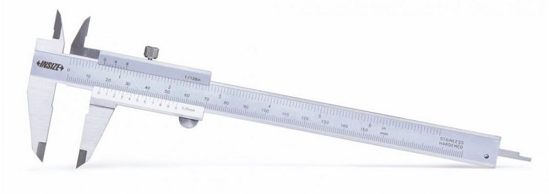 Thước cặp cơ khí Insize 1205-2002S (0-200mm/0-8″) chia vạch sắc nét Thước cặp cơ khí Insize 1205-2002S (0-200mm/0-8″) chia vạch sắc nét