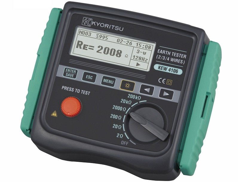 Đồng hồ đo điện trở đất Kyoritsu 4106 Đồng hồ đo điện trở đất Kyoritsu 4106