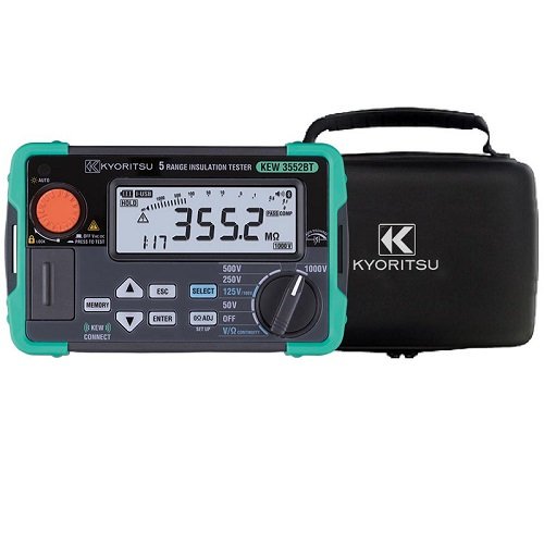 Đồng hồ đo điện trở cách điện Kyoritsu 3552BT Đồng hồ đo điện trở cách điện Kyoritsu 3552BT