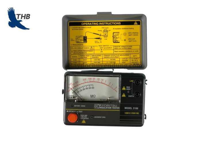 Đồng hồ đo điện trở cách điện Kyoritsu 3166