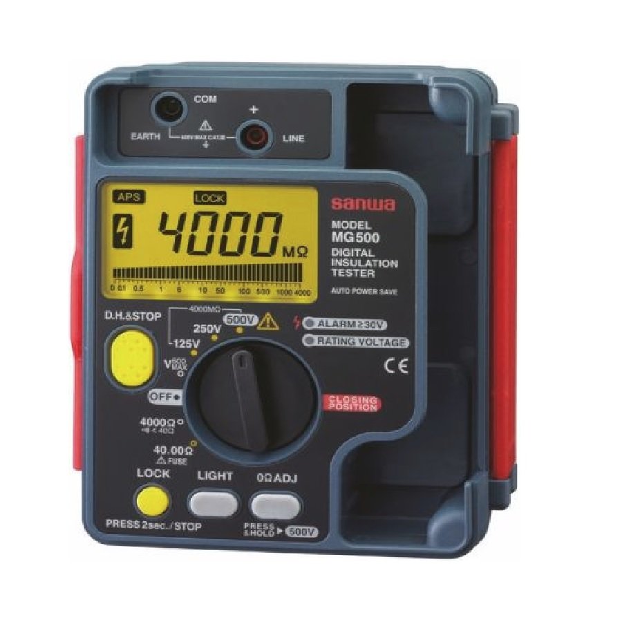 Đồng hồ đo điện trở cách điện Sanwa MG500