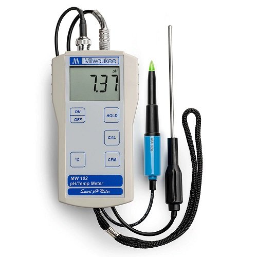 Máy đo pHNhiệt độ trong thực phẩm Milwaukee MW102