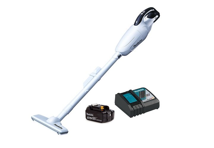 Máy hút bụi dùng pin 18V Makita DCL182FRFW Máy hút bụi dùng pin 18V Makita DCL182FRFW