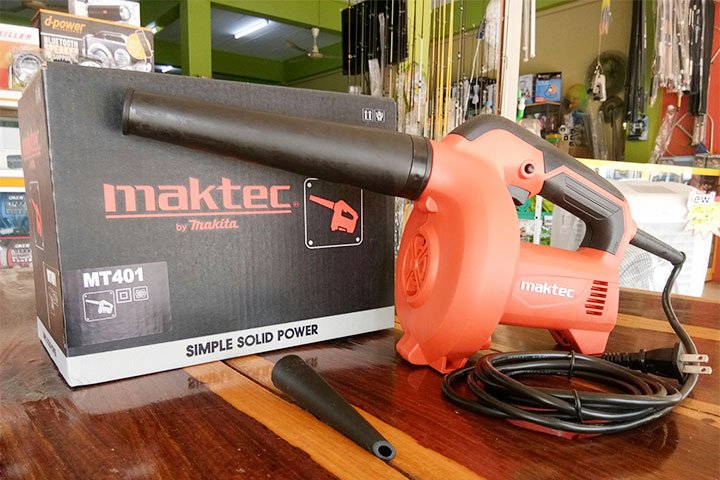 Hình ảnh thực tế của máy thổi bụi Maktec MT401 Hình ảnh thực tế của máy thổi bụi Maktec MT401