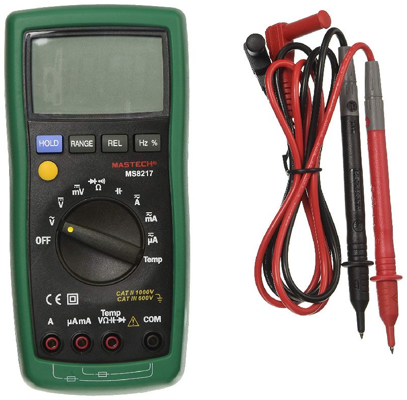 Đồng hồ vạn năng Mastech MS8217 có khả năng đo dòng điện 1 chiều và dòng xoay chiều Đồng hồ vạn năng Mastech MS8217 có khả năng đo dòng điện 1 chiều và dòng xoay chiều