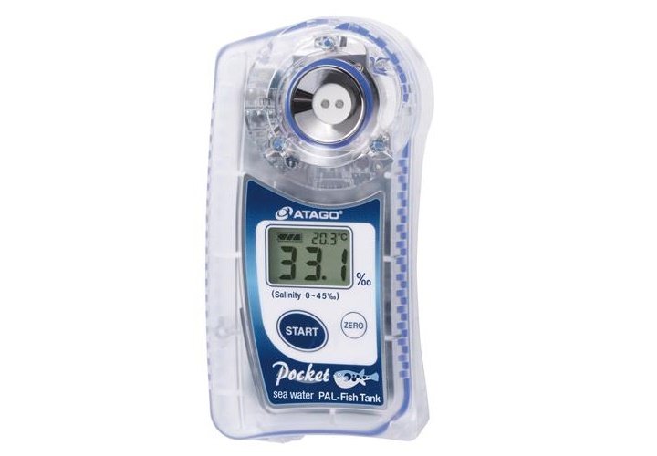 Khúc xạ kế đo độ mặn điện tử Atago PAL-Fish Tank trong nuôi trồng thủy sản