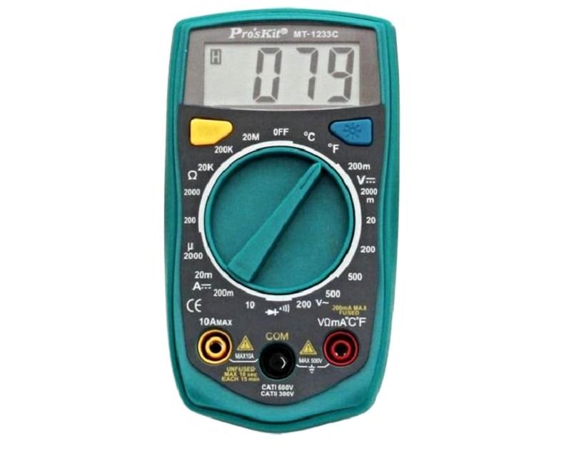 Đồng hồ vạn năng Pro’skit MT-1233C có khả năng hoạt động ở dải nhiệt lớn, Đồng hồ vạn năng Pro’skit MT-1233C có khả năng hoạt động ở dải nhiệt lớn,