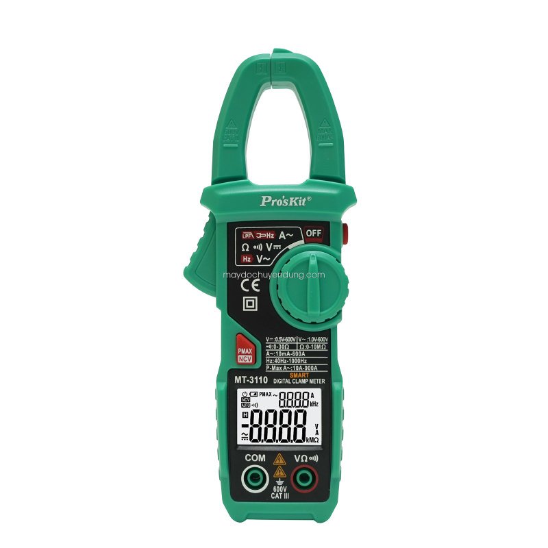 Ampe kìm dòng điện tử AC Pro’skit MT-3110 mang đến đầy đủ các chức năng cần thiết của một chiếc ampe kìm Ampe kìm dòng điện tử AC Pro’skit MT-3110 mang đến đầy đủ các chức năng cần thiết của một chiếc ampe kìm