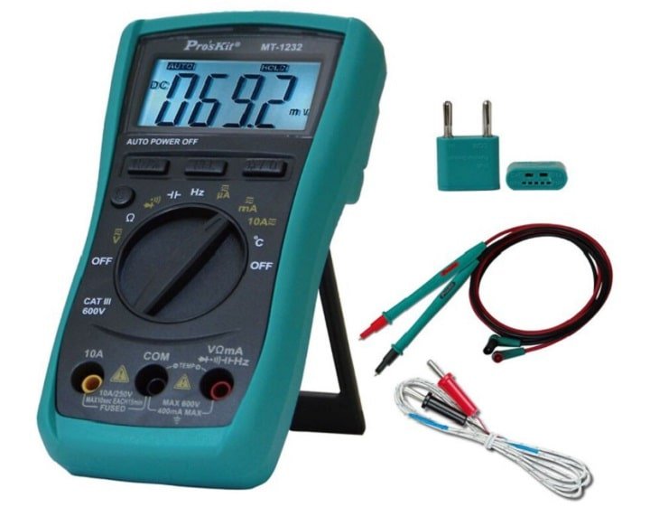 Đồng hồ đo điện tử Proskit MT-1232 mang đến nhiều ưu điểm nổi bật Đồng hồ đo điện tử Proskit MT-1232 mang đến nhiều ưu điểm nổi bật