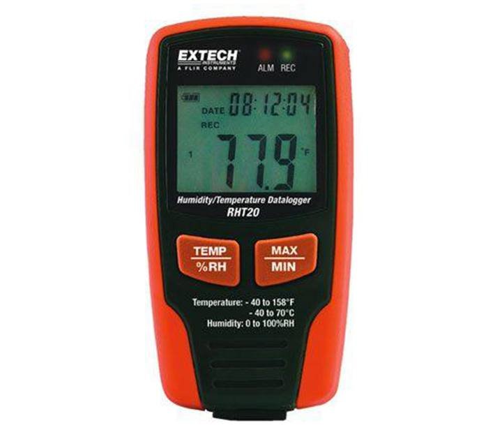 Máy ghi dữ liệu độ ẩm và nhiệt độ Extech RHT20 Máy ghi dữ liệu độ ẩm và nhiệt độ Extech RHT20