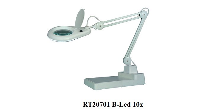 Kính lúp để bàn RT20701 B-Led 10X là thiết bị quan sát chất lượng tốt