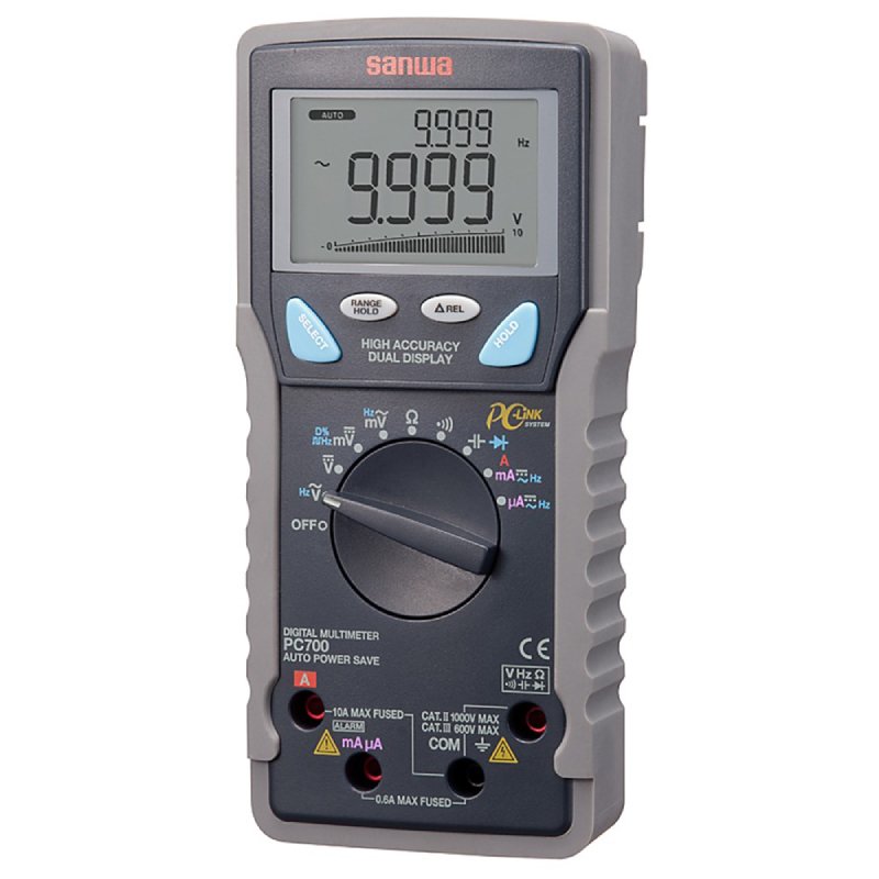 Sanwa PC700 có khả năng đo lường điện khá đa dạng Sanwa PC700 có khả năng đo lường điện khá đa dạng