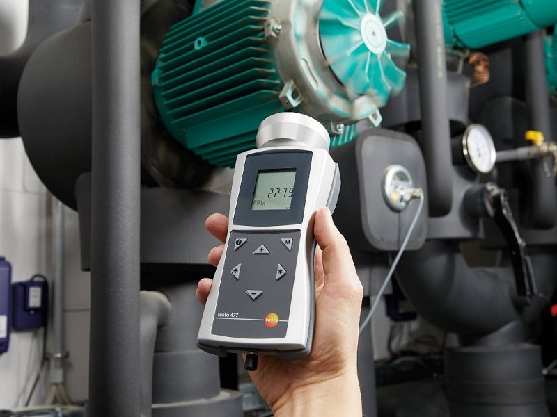 Máy đo tốc vòng quay số chớp Testo 477 Máy đo tốc vòng quay số chớp Testo 477