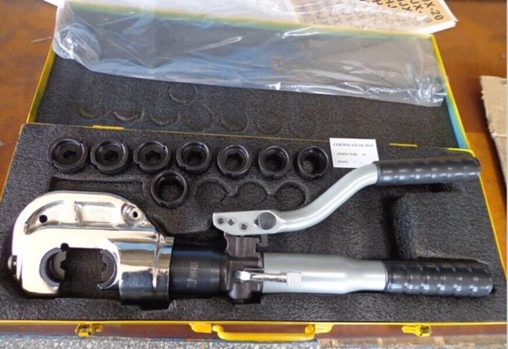 Hình ảnh bộ sản phẩm kìm ép thủy lực TLP HHY-400E