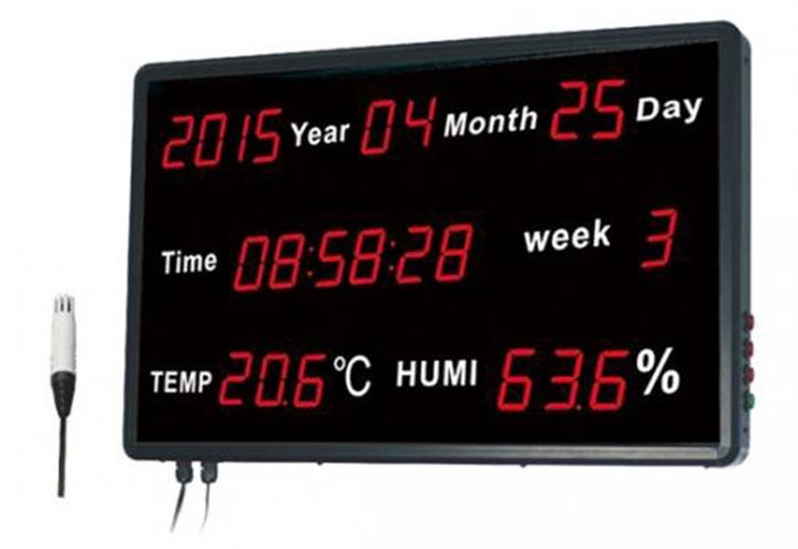 Bảng Led hiển thị nhiệt độ, độ ẩm, thời gian Bảng Led hiển thị nhiệt độ, độ ẩm, thời gian