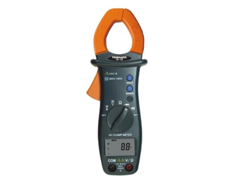 Ampe kìm Tenmars TM-12E là thiết bị đo điện nhỏ gọn, có khả năng đo dòng đến 400A Ampe kìm Tenmars TM-12E là thiết bị đo điện nhỏ gọn, có khả năng đo dòng đến 400A