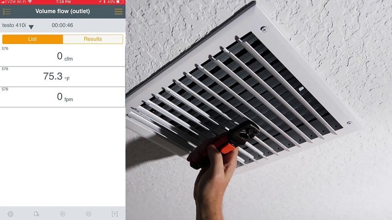 Máy đo vận tốc gió Testo 410i Máy đo vận tốc gió Testo 410i