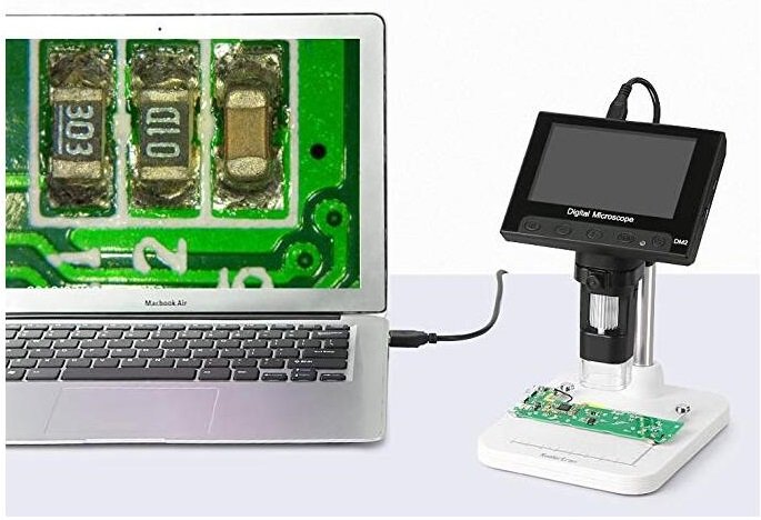 Bộ kính hiển vi có màn hình LCD 4.3 sử dụng trong kiểm tra, sửa chữa điện tử Bộ kính hiển vi có màn hình LCD 4.3 sử dụng trong kiểm tra, sửa chữa điện tử