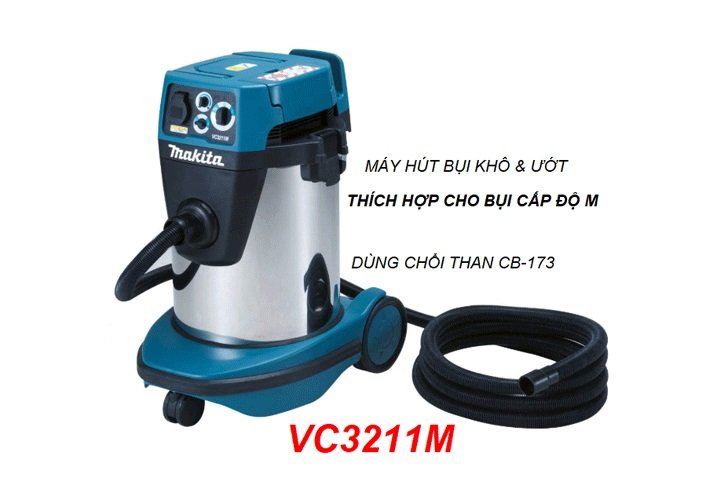 Máy hút bụi (ướt và khô) Makita VC3211M Máy hút bụi (ướt và khô) Makita VC3211M