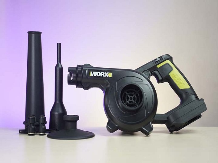 Bộ sản phẩm máy thổi khí dùng pin Li-ion 20V Worx Green WU230.9